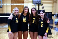 Manteo Volleyball 'Senior Night' versus Gates 10/2/25